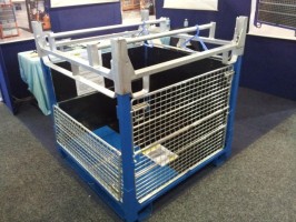 FOLDABLE COLLAPSIBLE HEAVY DUTY METAL CONTAINER